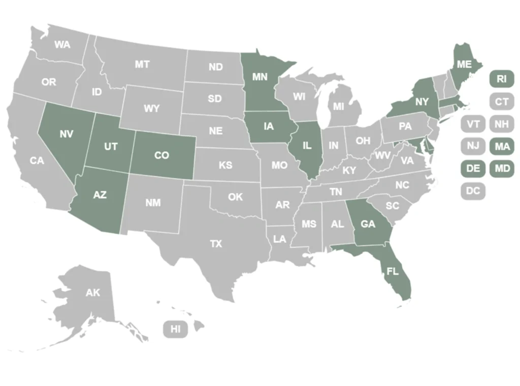 Where We Serve: State Availability
